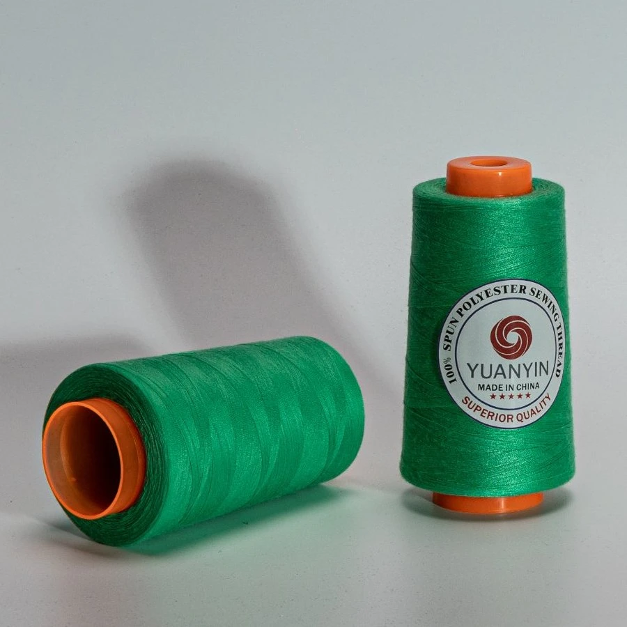 Spun Polyester Sewing for Clothes, Tfo Quality, 40s/2. Green Polyester Sewing Thread