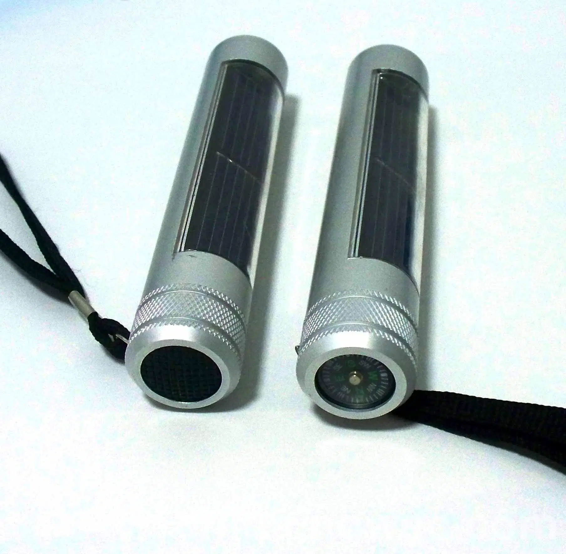 LED Solar Energy Torch for Lighting USB Rechargeable Flashlight