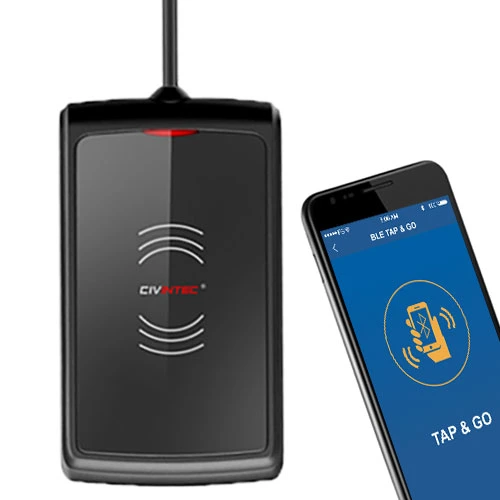 Sin contacto pasivo 13,56MHz Gimnasio NFC lector de tarjetas inteligentes RFID escritor