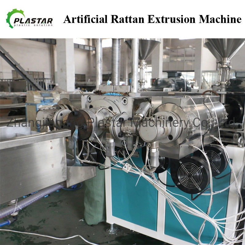 Plastic Rattan Machine/PP PE Plastic Rattan/Wicker Production Line