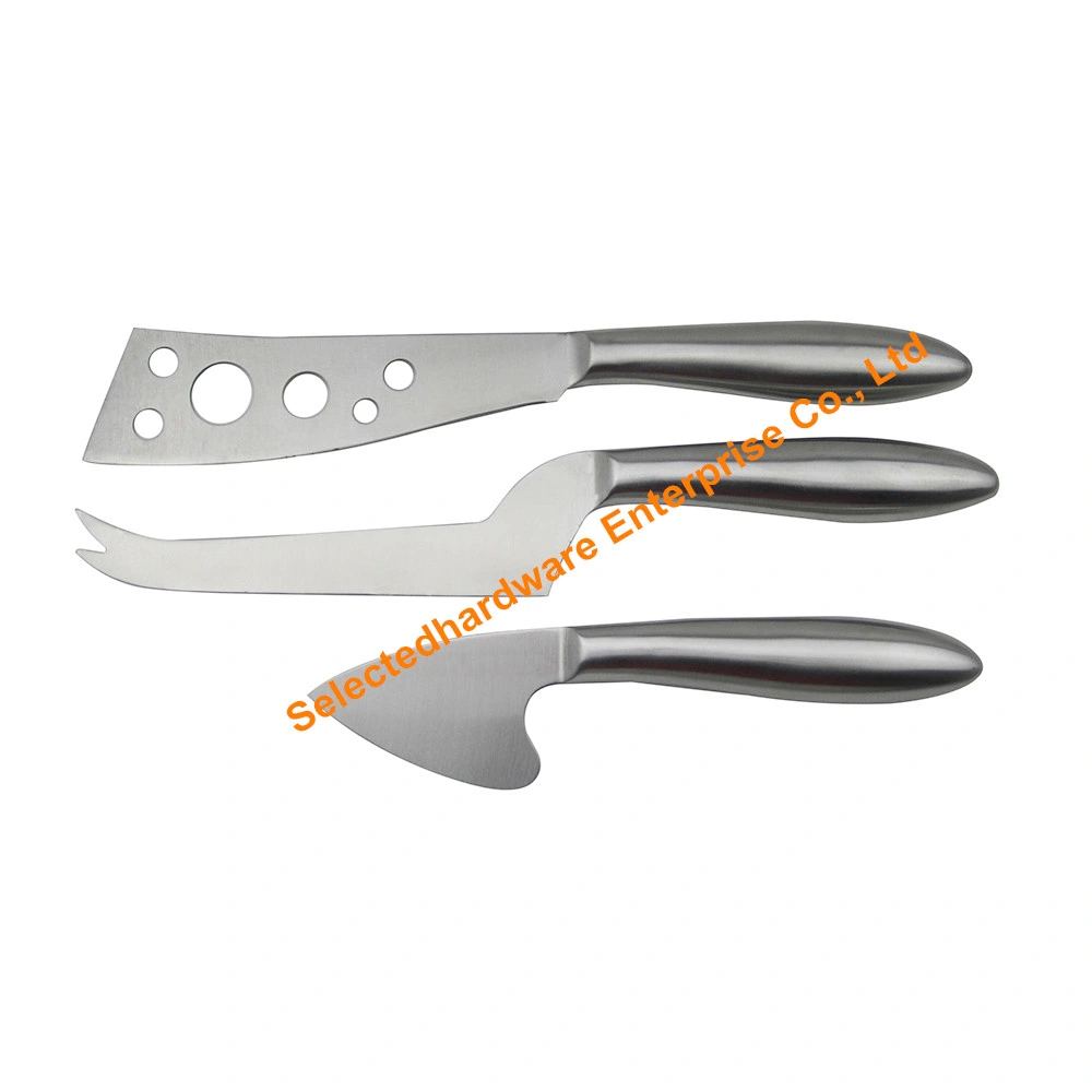 3PCS Multifunctional Cheese Knife Set with Hollow Handle Cheese Tool