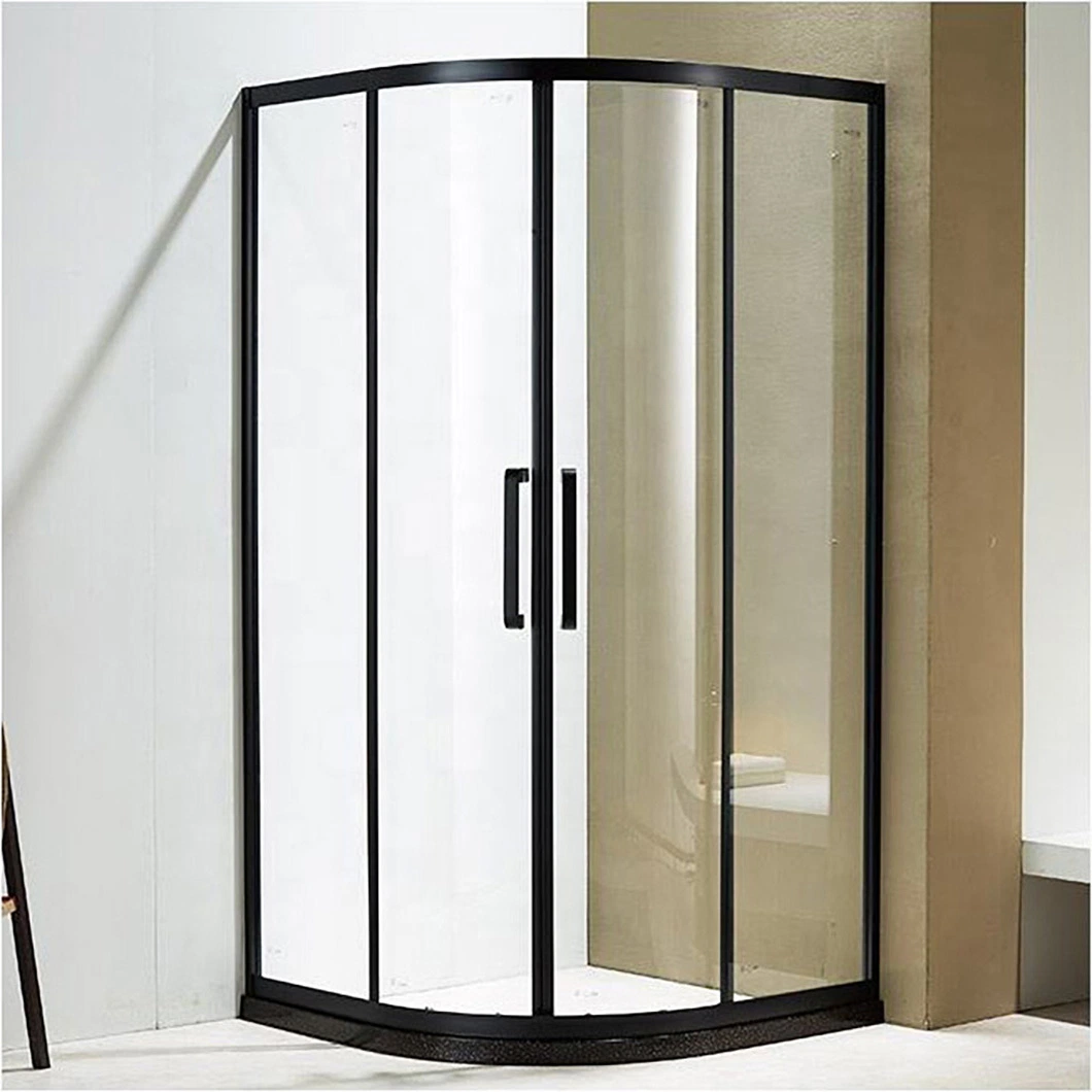 Qian Yan Barn Door Shower Door China Luxury Freestanding Outdoor Shower Enclosure Suppliers Swing Style 304 Ss Luxury Bathroom with Walk-in Shower