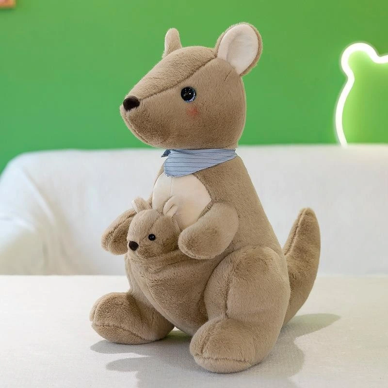 Warm Family Kangaroo Plush Toy Home Decoration Children's Gift