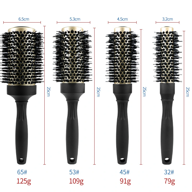 Hot Curling Round Hairbrush Multiple Sizes and Styles Styling Brushes Comb for Fine to Medium Hair