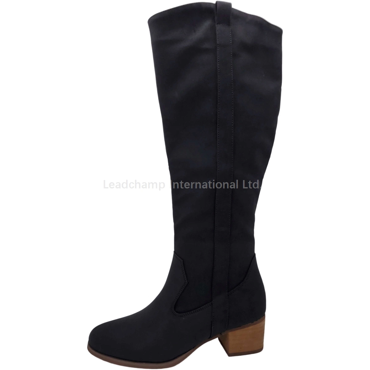 Women's Long Boots Casual Shoes Low Heel Knee-High Lady Boots