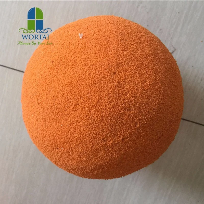 Excelente qualidade esponja de borracha Ball para betão de limpeza do tubo da bomba fabricados na China