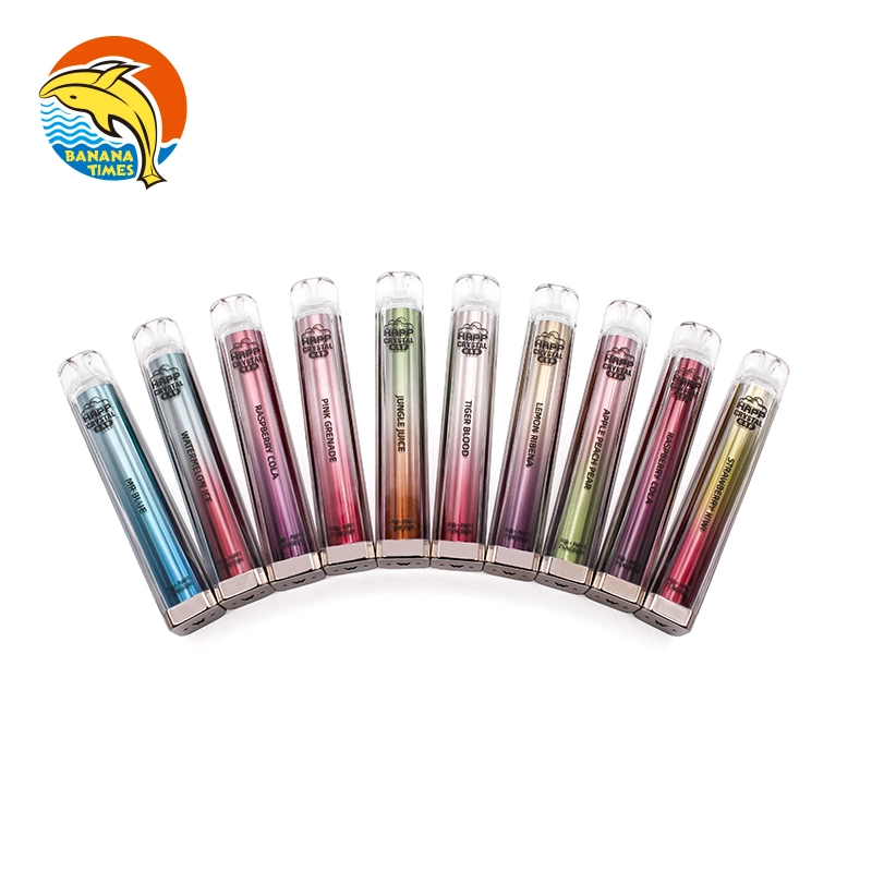 Banana Times Wholesale/Supplier 600 Puffs Disposable/Chargeable Electronic Cigarette Crystal Bar Pod Vape