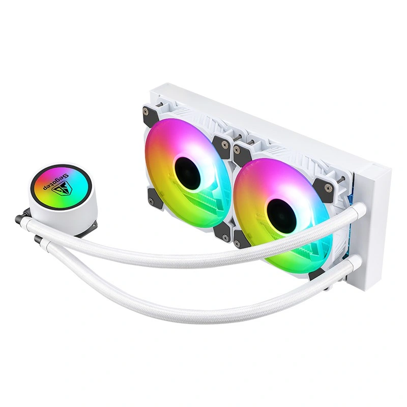 Laos-Vietnam-Myanmar-with The Fully Programmable Display Water Pump White CPU Liquid Water Cooler