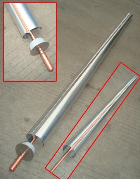 The Best Solar Vacuum Tube with Copper Heat Pipe for Solar Collector Pressure Solar Water Heater