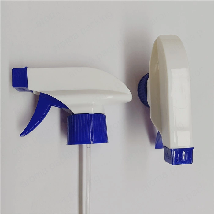 White & Blue 28/410 Trigger Sprayer Plastic Sprayer for Pet Bottles