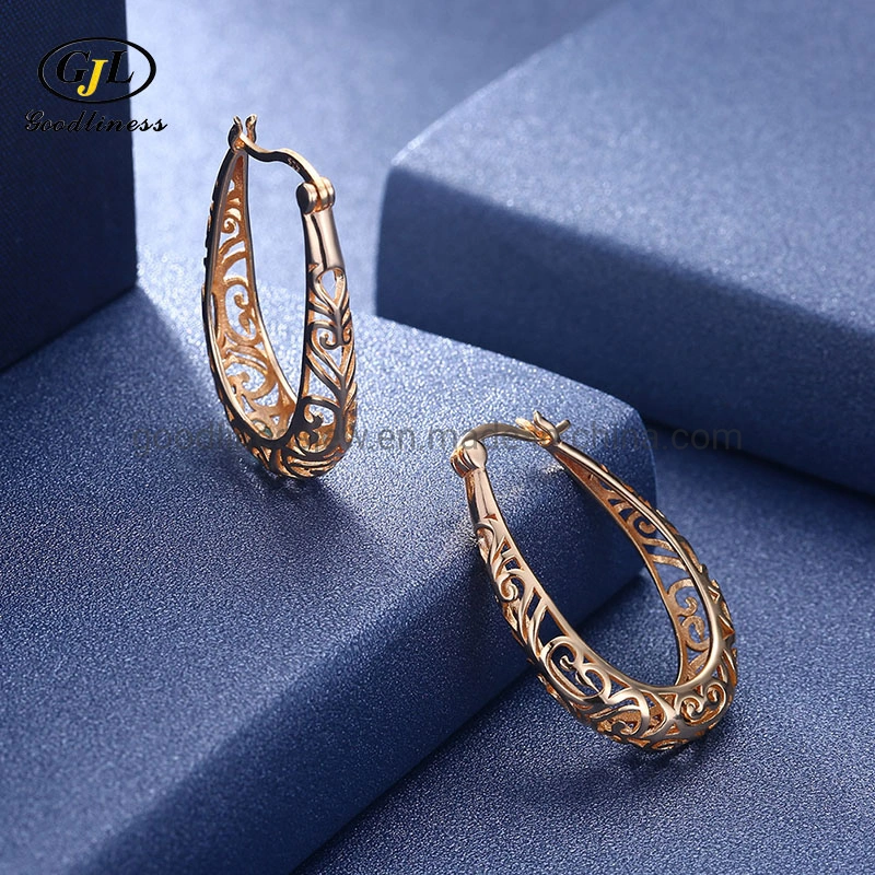 Wholesale/Supplier Mother&prime; S Day Fashion Jewelry Earrings 316L Charm Stylish Pierced Hoop Earrings