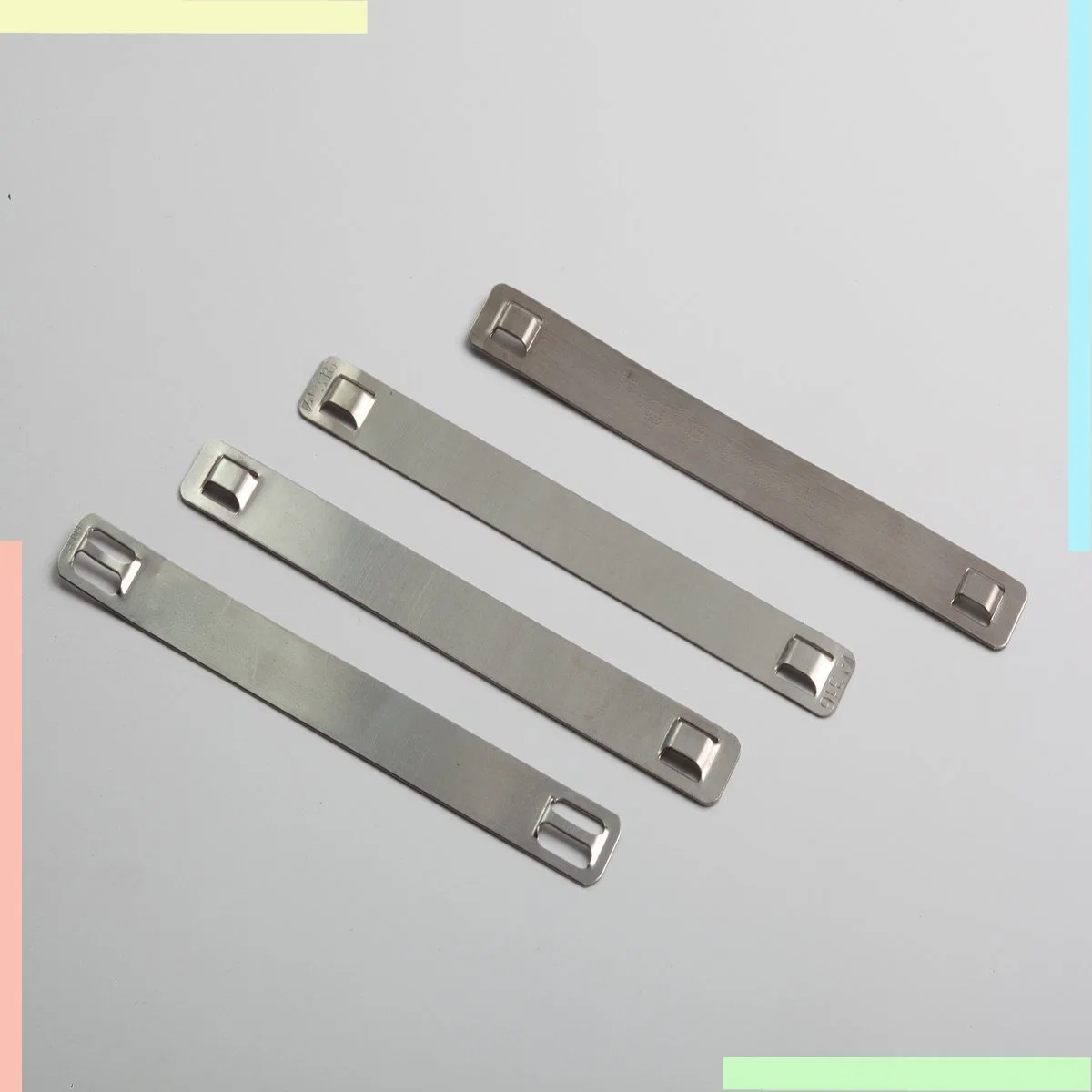 304 19*89*0.4mm Stainless Steel Cable Marker Tag