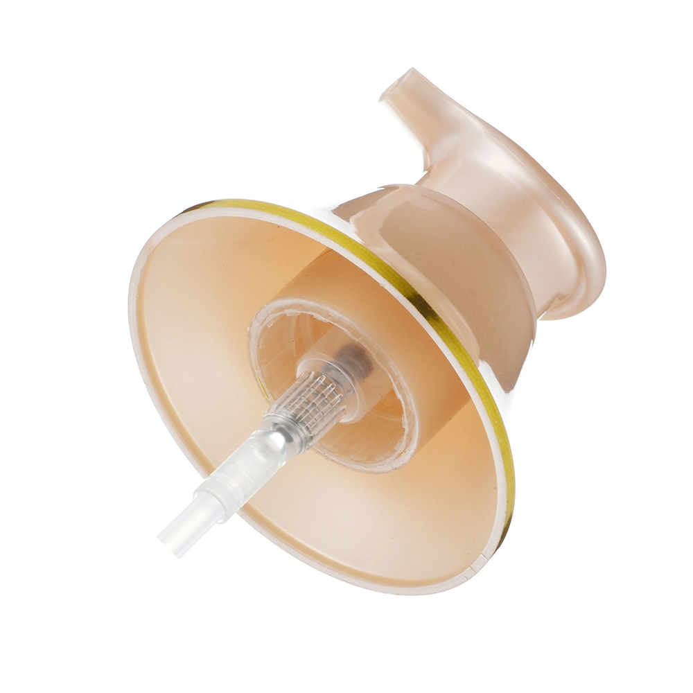 Yellow Plastic Serum Pump with Overcap