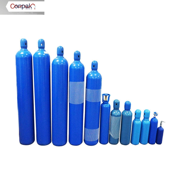 Presupuesto Alta presión 2L-50L 200 Bar argón/nitrógeno/oxígeno/helio/aire/SF6/CO2 Gas industrial Gas de botella