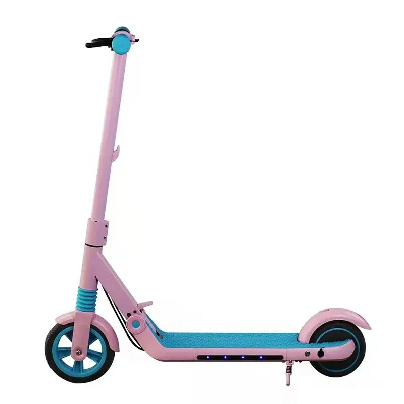 Portátiles baratos niños Kick E Scooter Niños Niño E-Scooter Scooter eléctrico plegable de 2 ruedas