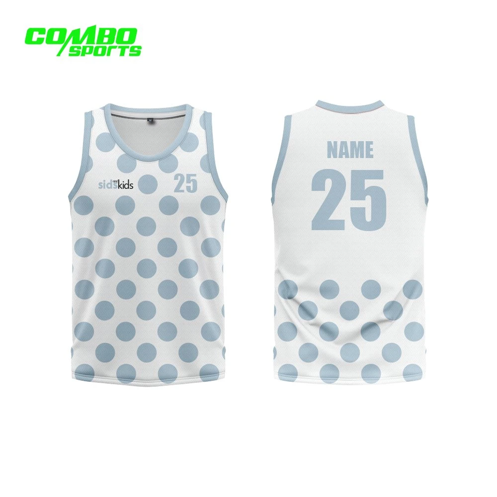 Low MOQ Deportes de Baloncesto de Rendimiento de alta calidad/alto costo running Camisas impresas con Informe SGS BV Intertek