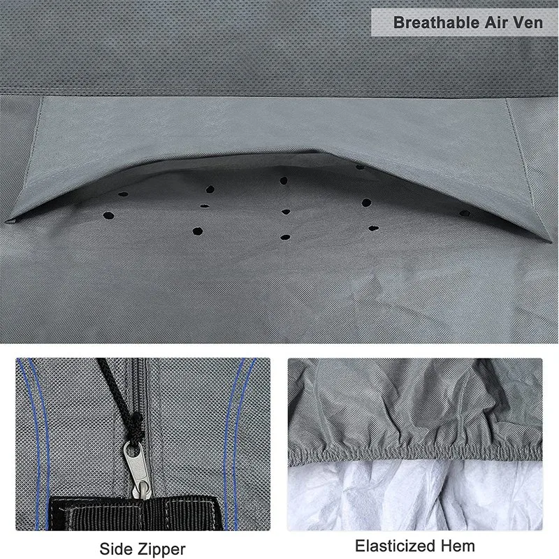 Winddichte und wasserdichte Camper Cover mit Reifenabdeckung