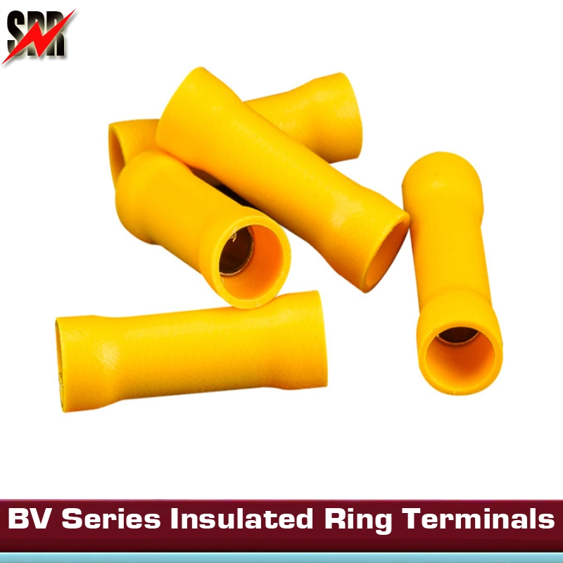 BV Series Insulated Ring Terminals/Ring Terminals/Pre Terminal-RV Terminal Crimp Cable Lug Power Terminals/BV Series Insulated Butt Terminals