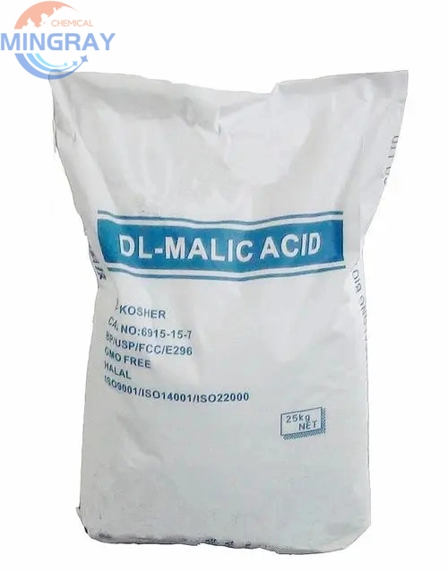 China Good Quality Food Additive CAS No. 617-48-1 Dl-Malic Acid