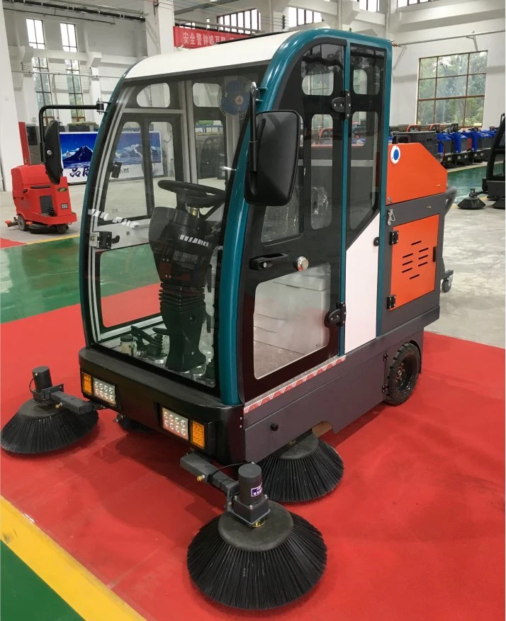 Industrial Cleaning Machine Green Machine Road Floor Sweeper