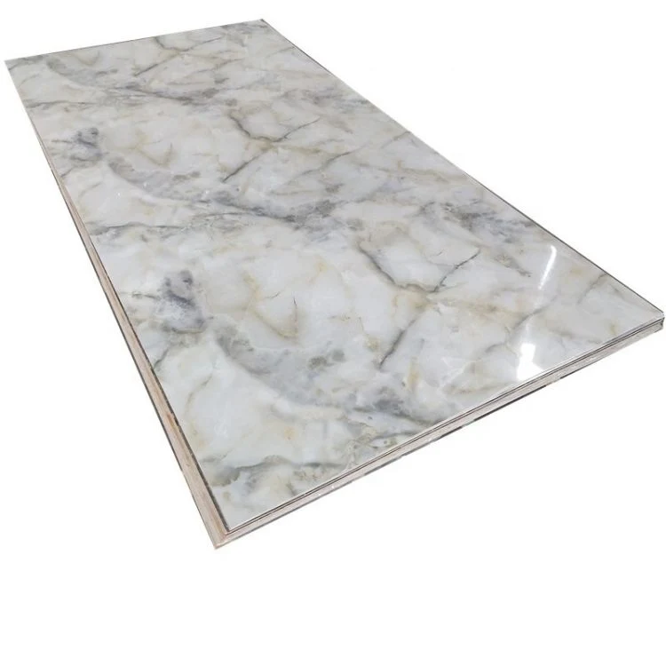 3mm 4*8 1220*2440mm Interior Decorative PVC UV Marble Sheet Board