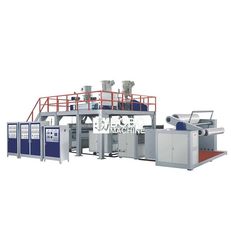 Aomatic High Speed 2 Layer HDPE Film Blowing Machine Plastic