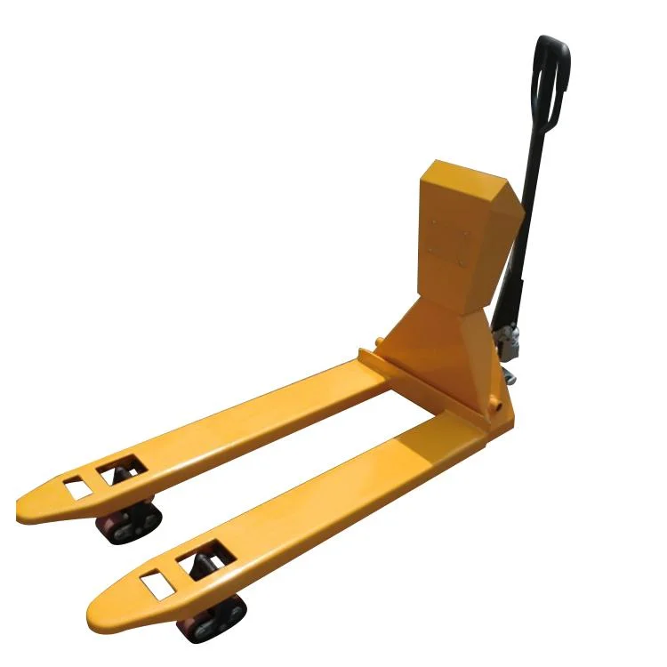 2000kg Polyurethane/Nylon/Rubber Wheel Hand Manual Hydraulic Pallet Truck