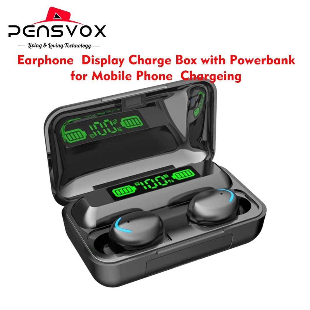 Stock in-Ear Wireless Earphone mit Display Charge Box Powerbank für AirPods pro-Ladekaufs für Mobiltelefone