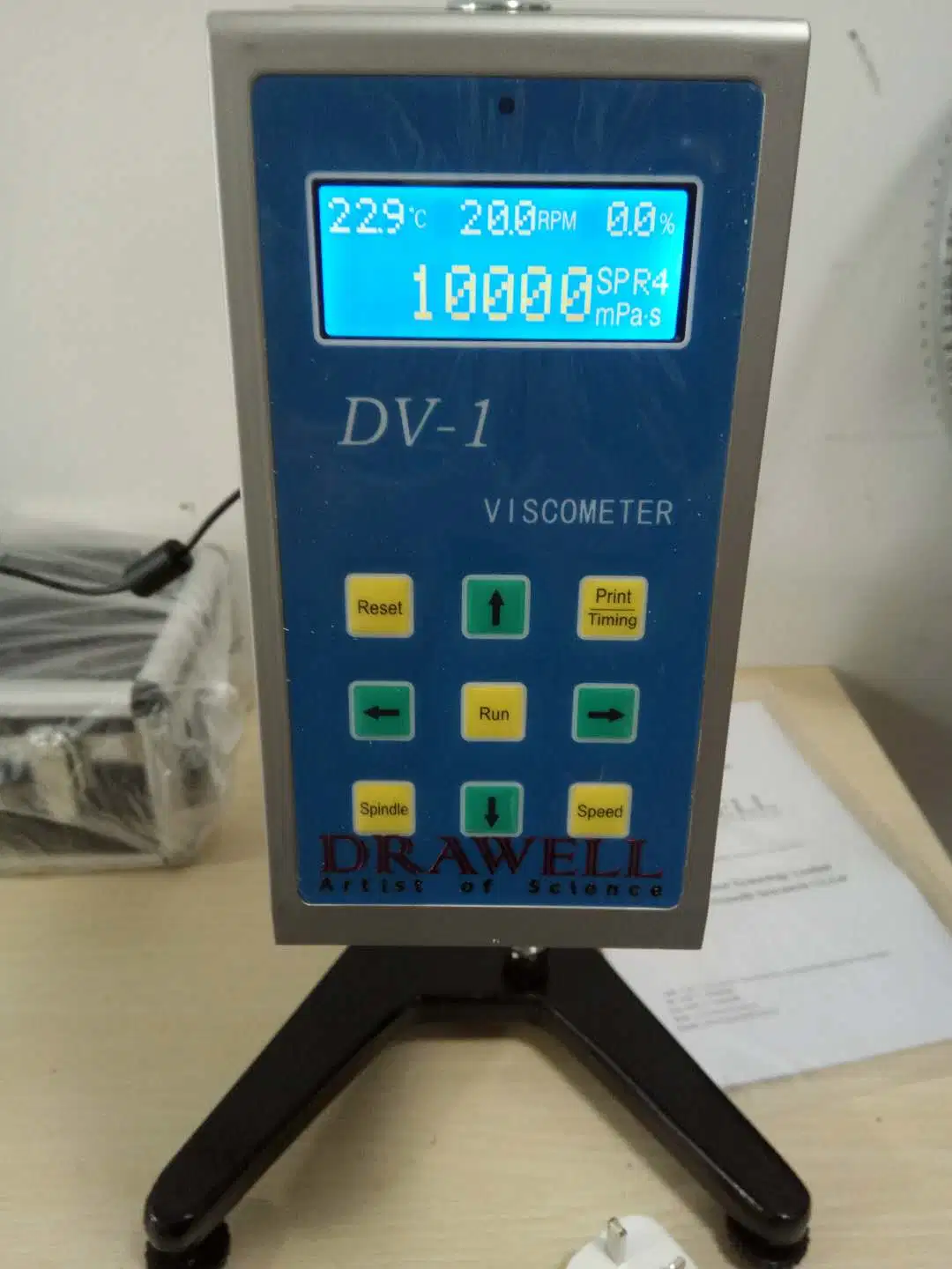 Ecrã LCD de Laboratório Rvdv-1 Viscosímetro e medidor de viscosidade de alta precisão