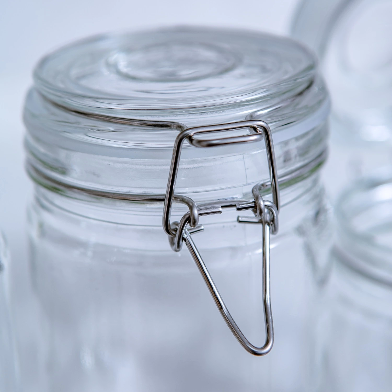 Round, Square, Hexagon Shape Glass Food Packaging Jars, Honey Jar with Metal/ Plastic Lids for Packaging Honey, Jam Jars