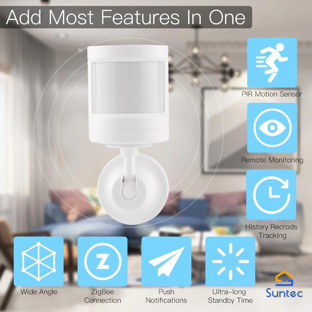 Top Quality PIR Infrared Motion Sensor Home Security Zigbee