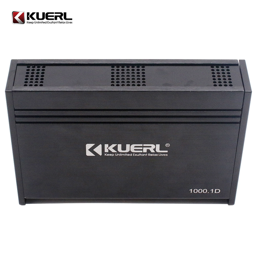 High Power Stereo Amplifier Black Car Amplifier 1000W 1 Channel Competition Car Audio Amplifier