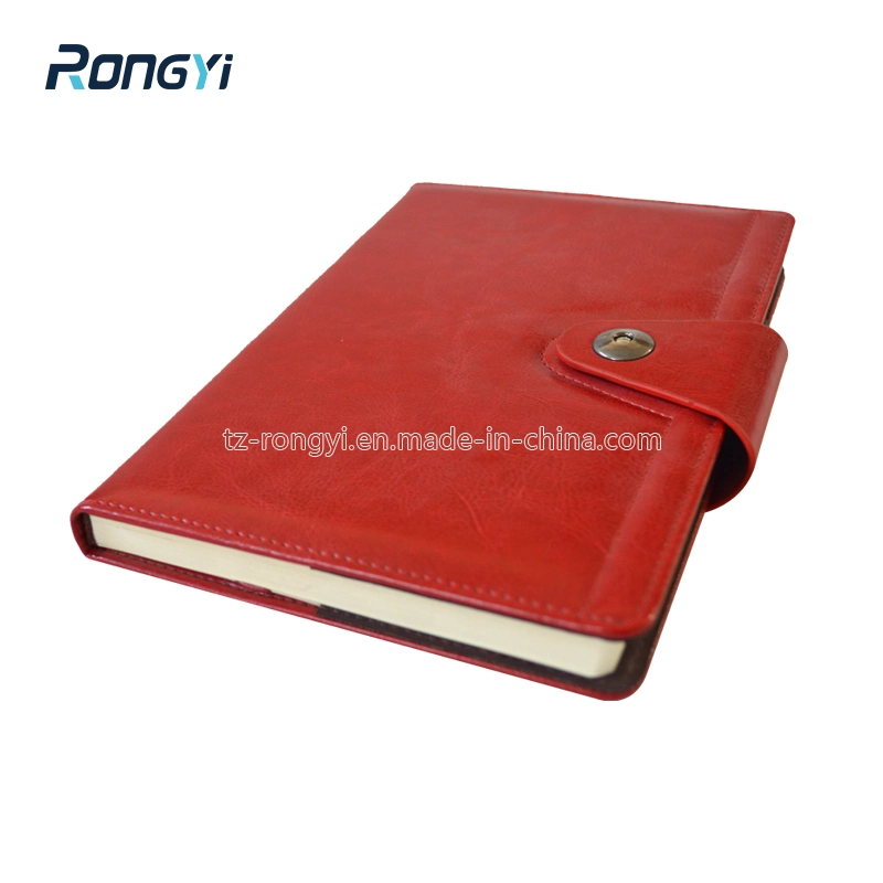 A5 Size Custom Stationery PU Leather Hardcover Notebook