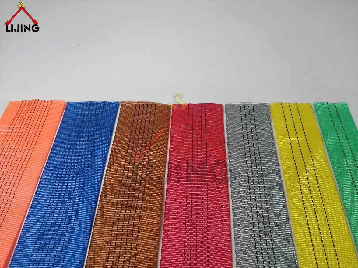 Polyester Webbing Material for Round Sling Sleeve Certified En1492-2 CE