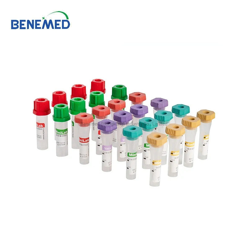 Medical Microtainer Capillary Blood Collection Tubes