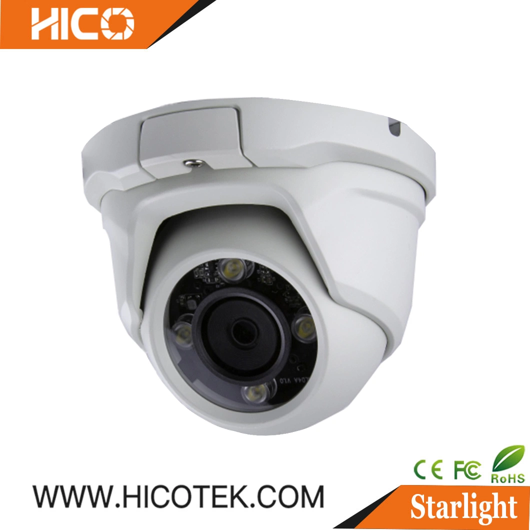 2MP Long IR Waterproof Dome Smart Warm White Light Full Color IP Ahd CCTV Camera with Varifocal Lens