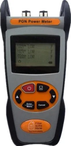 Wattmètre portable XG/XGS-Pon pour FTTX XG- Pon/10g-Eppon Project Wf1209t Comme le wattmètre Pon de nouvelle génération EXFO ppm-350d