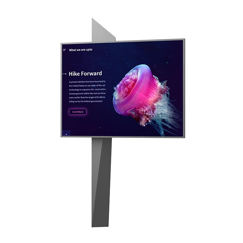 Outdoor V-Shaped Advertising Display LED Screens Video Digital Billboard Price