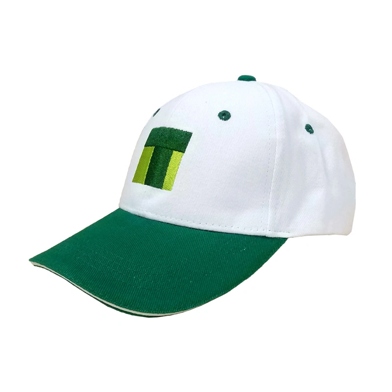 Gorra de béisbol de algodón twill personalizada con bordado en 3D