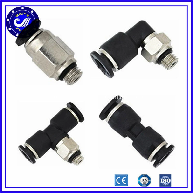 3 Way Plastic Quick Connect Air Fittings Pneumatic Connectors Pneumatic Push Fittings