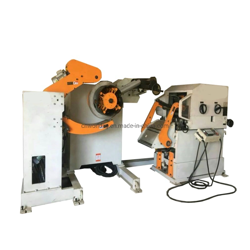 Roller Type Automatic Coil Feeder with Decoiler and Straightener