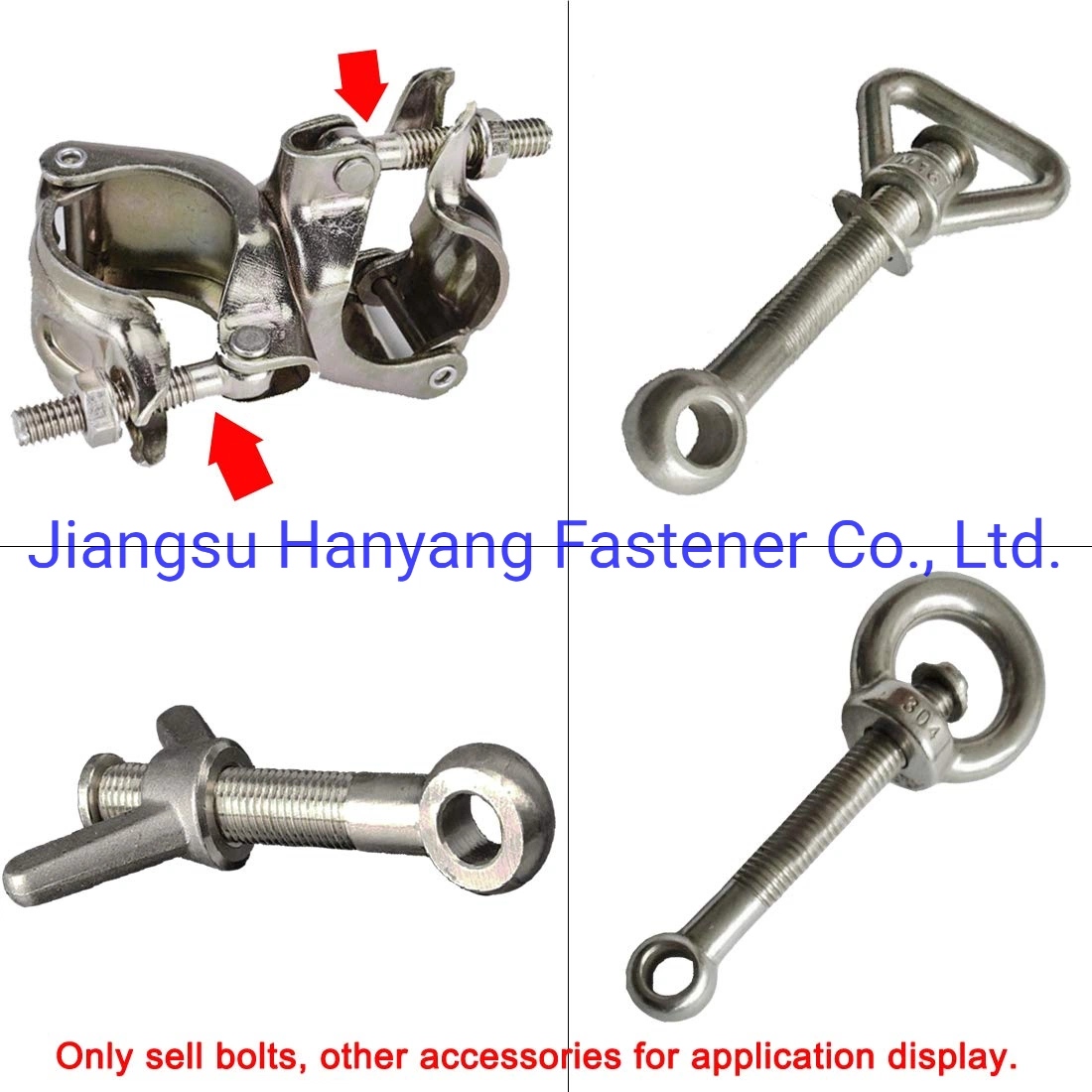 Machinery Shoulder Swing Lifting Eye Bolt 304 Stainless Steel Metric Thread