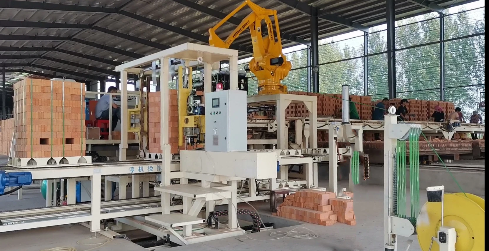 2023 New Design Full Automatic Clay Red Bricks Making and Packaging Plant