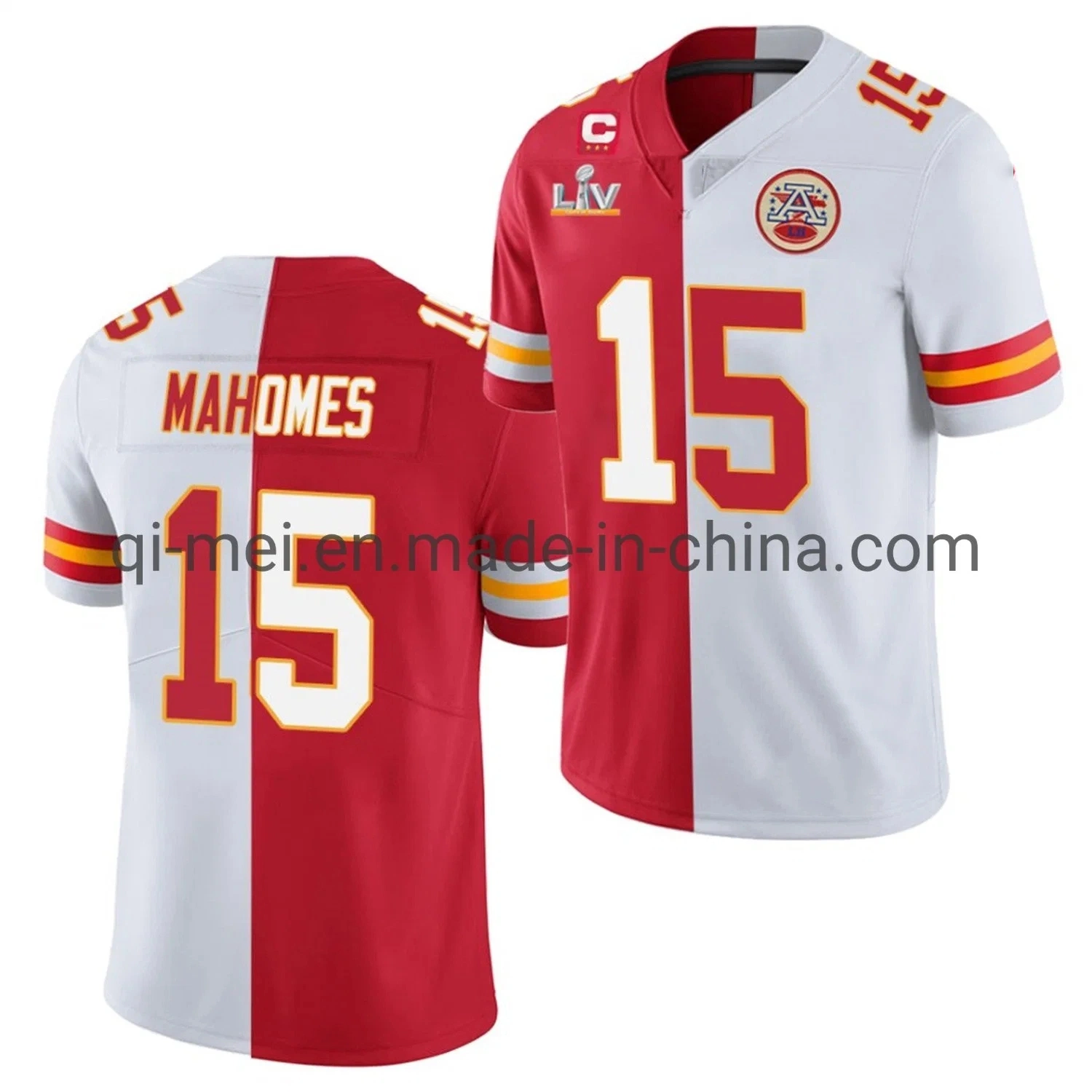 2021 Super Bowl LV Patrick Mahomes Chiefs alternativa de casa lejos Camisetas de fútbol