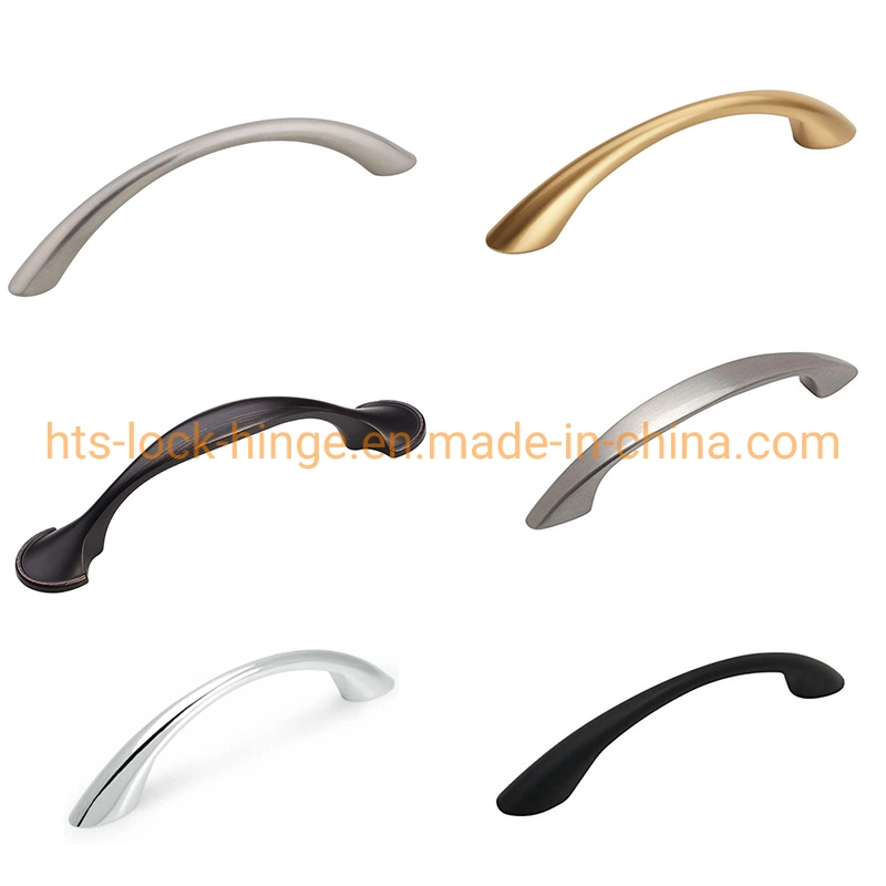 Arch&Bow Furniture Hardware Cabinet Handle Pull Knob by Steel Zinc Aluminum Alloy or Stainless Steel Pull Handle