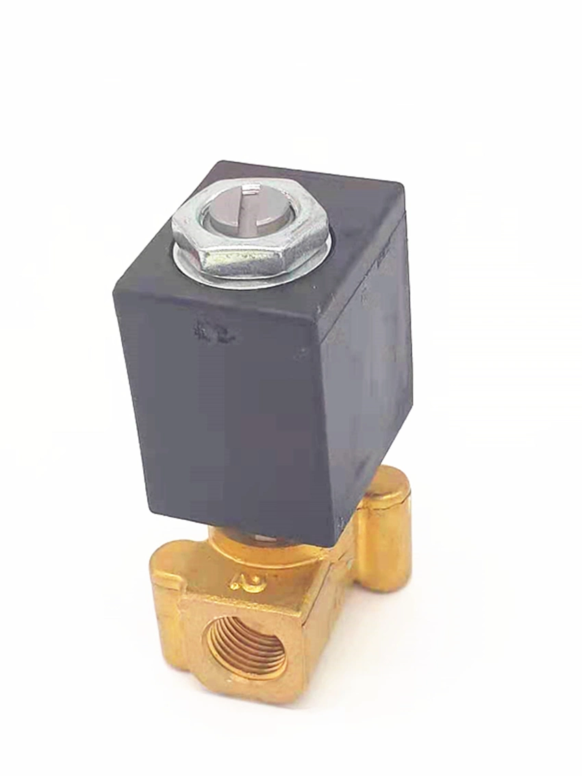 Cnkalun KL-F2 válvula solenoide de 2 vías de latón cerrado normal