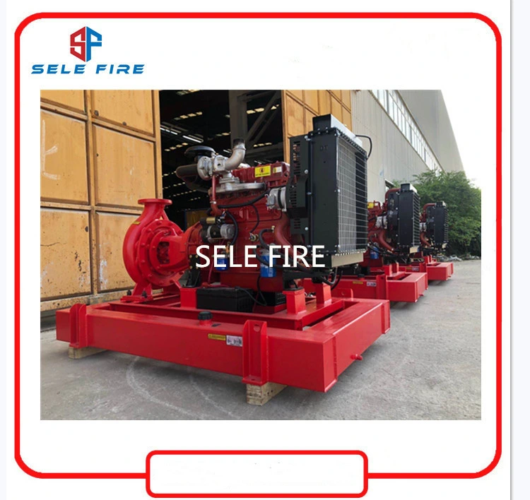 Nfpa20 Listed End Suction Fire Fighting System Diesel Water Pump