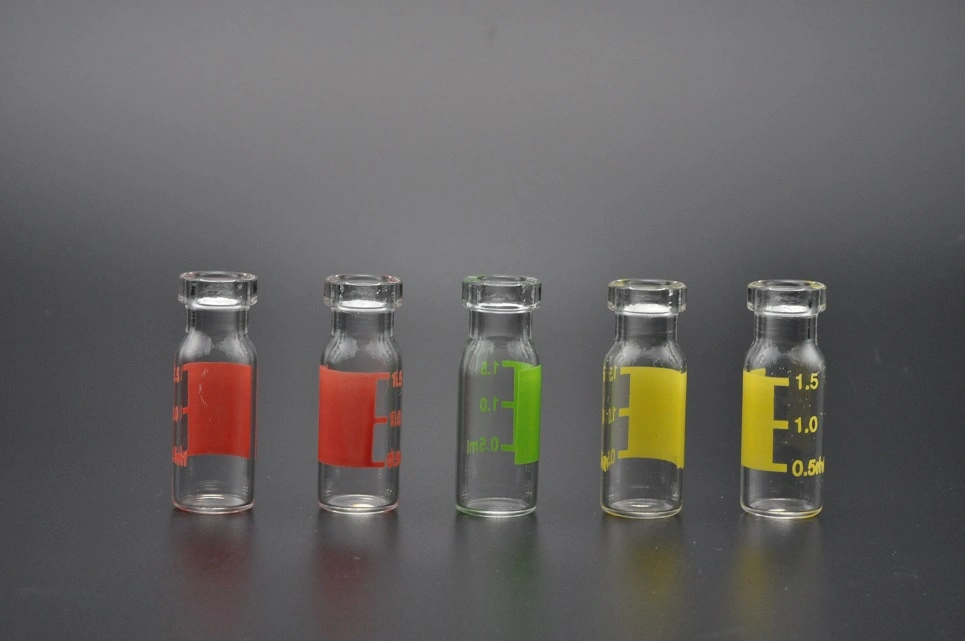 2ml HPLC Glass Vials 8-425 Screw with Caps and PTFE Septa