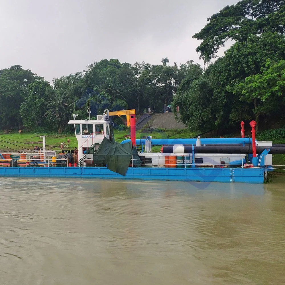 River Sand Dredging Cutter Suction Dredger Sand Dredging Machine Julong Dredger