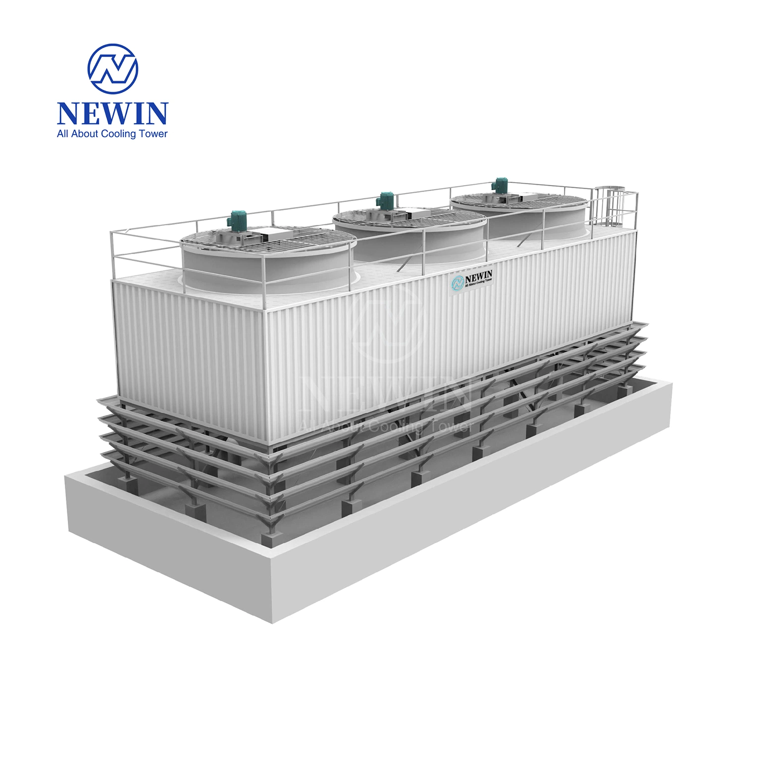 Torre de refrigeración industrial aplicado a los alimentos, Diseño Counter-Flow industr